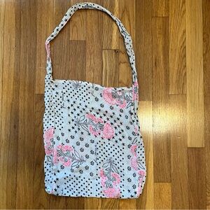FP Movement by Free People Pink and Black Floral Tote